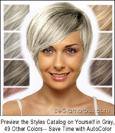 Gray Hair Hairstyles 
for Women and Men