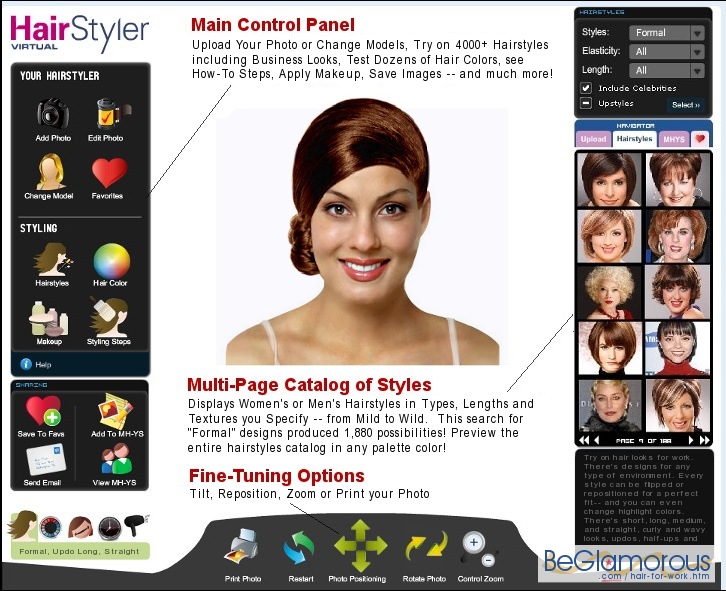 Hairstyles for business office and work