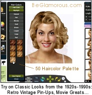 Classic Retro Vintage 
Hair Style Looks