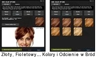 Badania kolory włosów na zdjęciu twarz